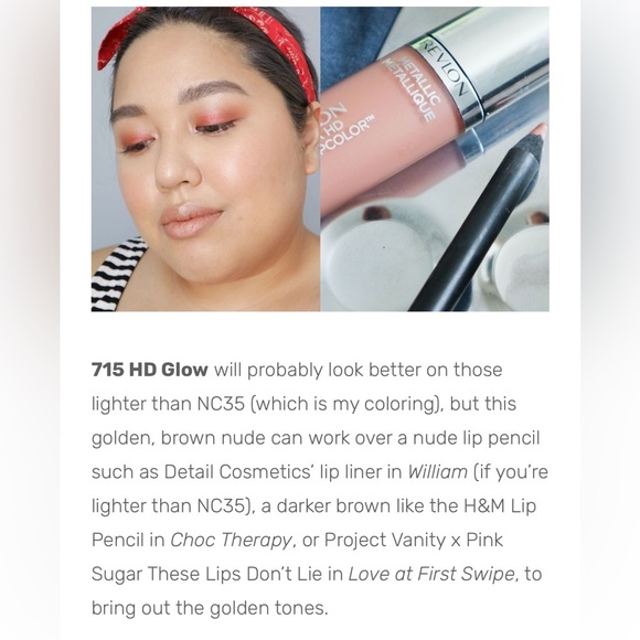 Revlon Ultra HD Matte Lipcolor Metallic •GLOW 5/$25 - Picture 4 of 13